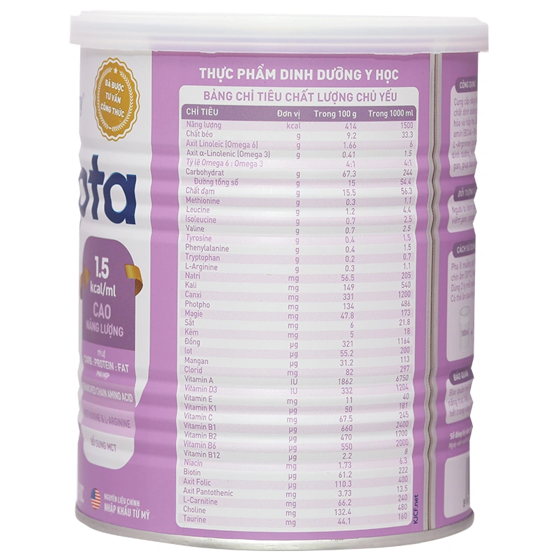 Thực phẩm dinh dưỡng y học Fohepta - 2